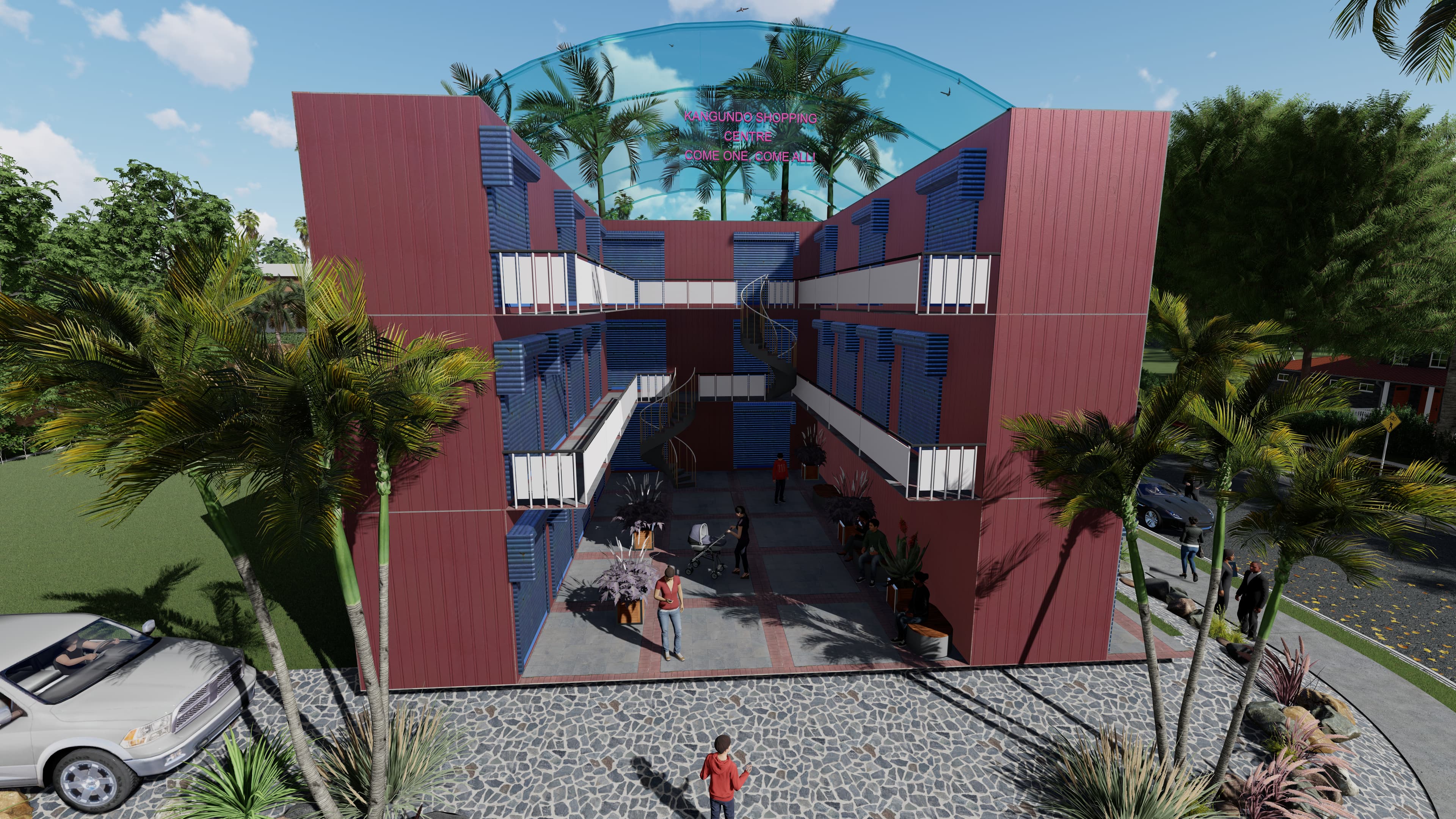 Shipping Container Shopping Centre - 3