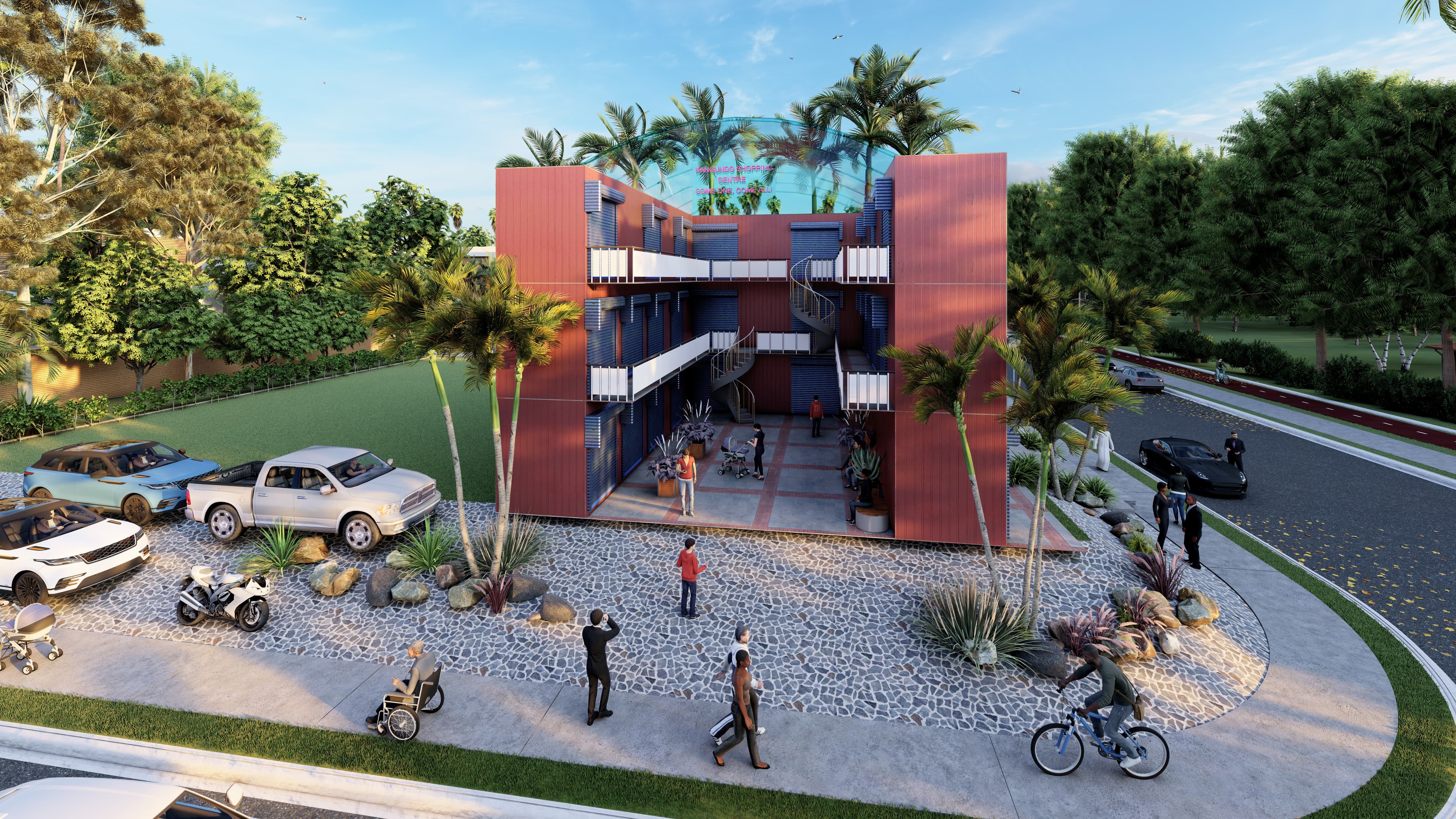 Shipping Container Shopping Centre